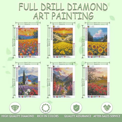 DOTSOPS 5D Landscape Diamond Painting Kits for Adults Diamond Art Kits - color: landscape l