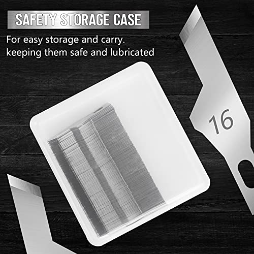 JETMORE 100 Pack Exacto Knife Blades #16, Hobby Knife Blades for DIY Craft - size: #16