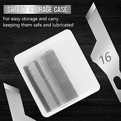 JETMORE 100 Pack Exacto Knife Blades #16, Hobby Knife Blades for DIY Craft - size: #16