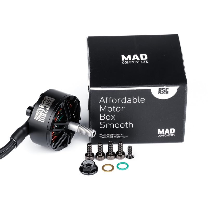 MAD BSC 2810 1100KV 1350KV 5-6S Brushless Motor for FPV Racing Drone Quadcopter 7-8inch Freestyle Drone (1350KV) - size: 1350KV
