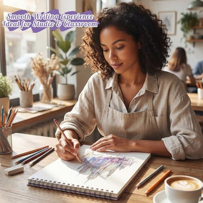 Prudiut Sketch Book 4 Pack, 8.5 × 11 Inch, Violet, Spiral Bound - color: Violet, size: 8.5 x 11inch(4 Pack)