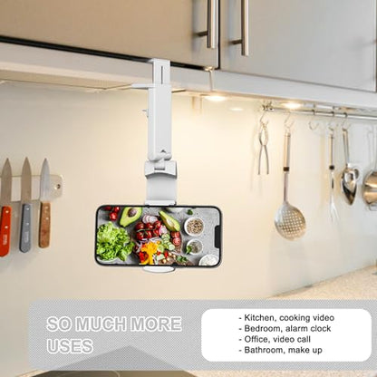 Perilogics Airplane Phone Holder Mount, Plane Travel Essentials (White) - color: White