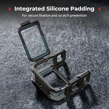 SMALLRIG Half Cage for DJI Osmo Nano, with a 1/4"-20 Threaded Hole/Quick Release Mount for DJI/Cold Shoe Mount - style: Nano Half Cage - 5764