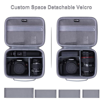 Small Camera Case Bag for Canon EOS Rebel T7/R50//R100 DSLR Camera Gray - color: Gray, size: Small