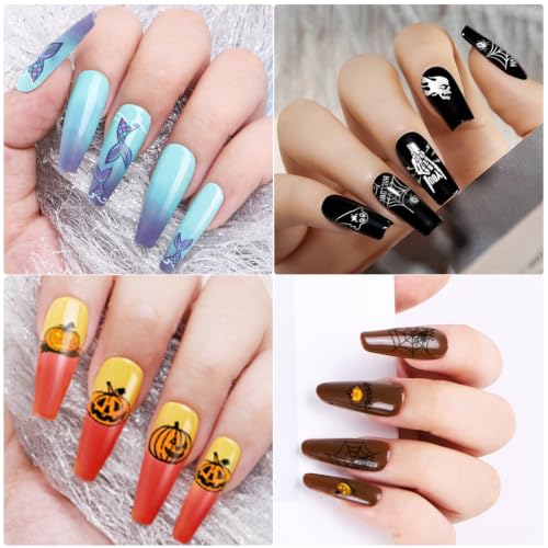 Biutee Nail Stamping Plate Set 12Pcs Nail Stamping Kit with Nail Stamper - color: 15 PCS