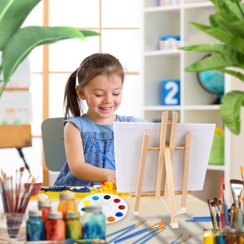 AROIC 8 Pack 15 Inch Wood Easels, Easel Stand for Painting Canvases - style: 15"-8p