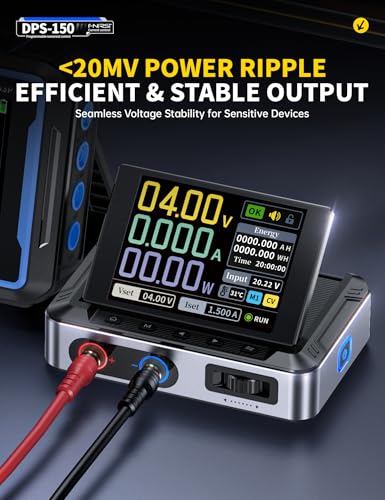 FNIRSI DPS-150 DC Power Supply Variable 30V 5A, 4-Digit IPS Flip Display - style: DPS-150
