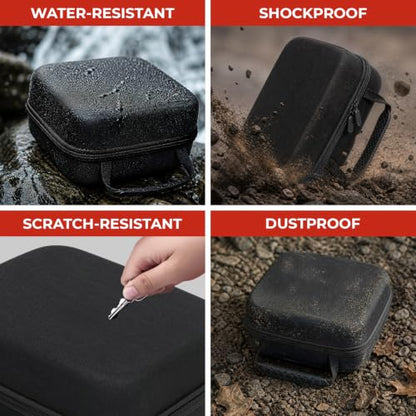 EVA Hard Storage Case 8 x 6.3 x 1.8 in Custom Foam for Camera & Electronics - size: 8 x 6.3 x 1.8 in