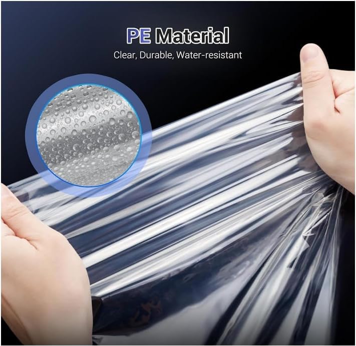 1+1 Clear Camera Rain Cover w/Without Flash for Camera + Lens up to 18" - color: (2Pack)for Camera w/without Flash