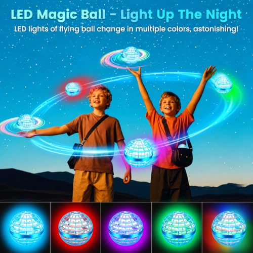 Flying Orb Ball Toy, 2026 Upgrade Hand Controlled Hover Ball - color: Light Blue, size: 1 Pack