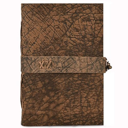 LEATHER VILLAGE Rustic Journal Key Lock, Teal 10x7. - color: Aqua, size: 10"X7"