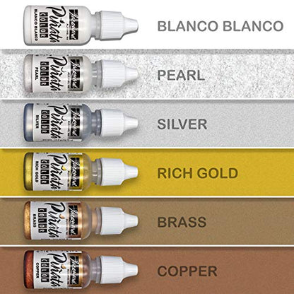 Jacquard Pinata Metallic Alcohol Ink Colors Bundle Moshify Blending Pen