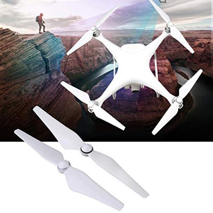 Alomejor 2 Pairs Replacement Drone Propeller Blades for Quadcopter - High-Performance Drone Accessories | 2-Pack Compatible with Most Quadcopter (Black)