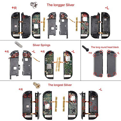 eXtremeRate DIY Replacement Shell Buttons for Nintendo Switch & Switch OLED, Scarlet Red Soft Touch Custom Housing Case with Full Set Button for Joycon Handheld Controller - Console Shell NOT Included - color: Scarlet Red