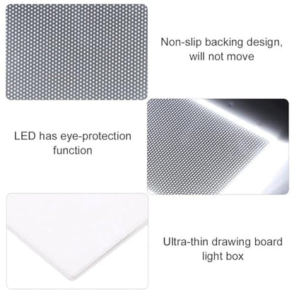 Flip Book Kit Protable A6 Light Pad Ultra‑Thin Adjustable USB Power Artcraft LED Tracing Light Box Painting Tool for Animation Industry