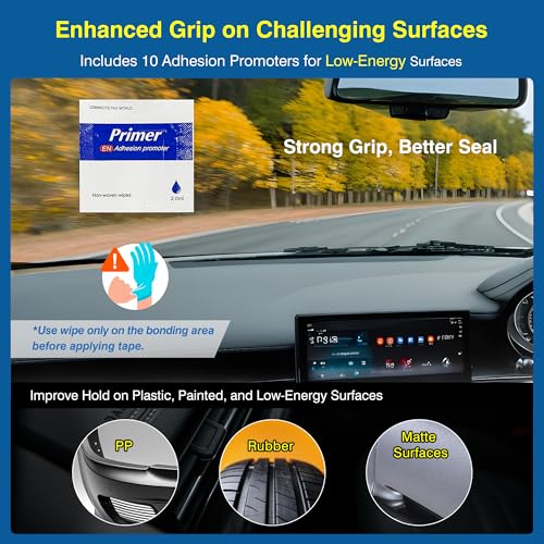 Tapsi Automotive Double Sided Tape, 0.4" x 36 ft - size: 0.4" x 36 ft