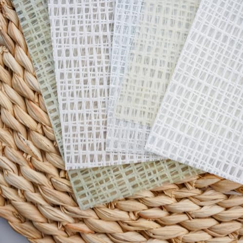 Colorful Textured Fabric(misty lattice mesh, Close to A5 size) - color: misty lattice mesh