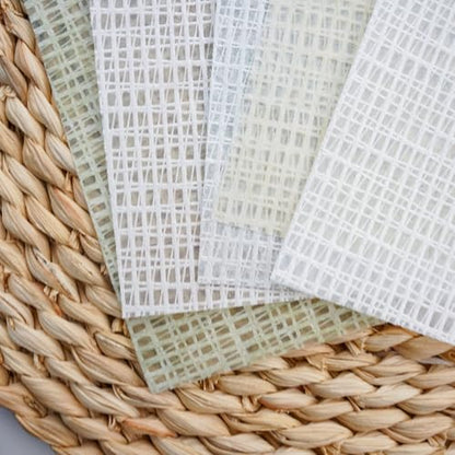 Colorful Textured Fabric(misty lattice mesh, Close to A5 size) - color: misty lattice mesh