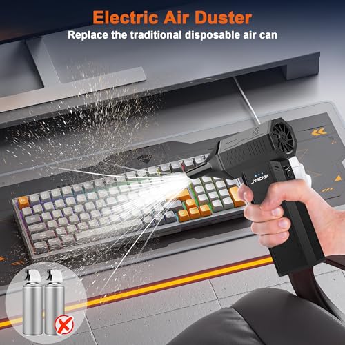 Compressed Air Duster-130000RPM Super Power Air Blower with Brushless Motor
