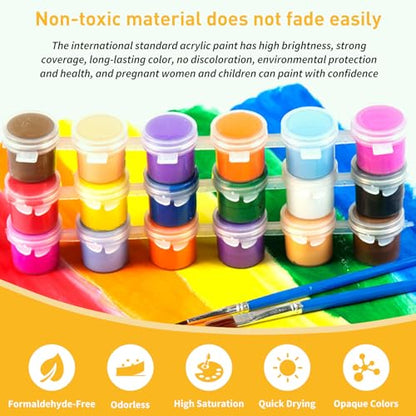 Mandun Cat Paint by Numbers Kit for Adults, 16x20 inch - color: Cat