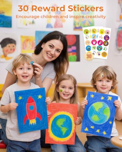 JUPITEARTH Silky Twist Crayons, 12 Colors Washable Crayons for Toddlers 1-3 - color: 12 Colors