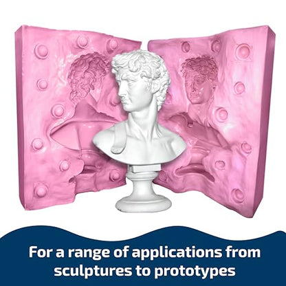 Complete Mold Making & Casting Kit – Includes Mold Star 30 Platinum Silicone Rubber, Ease Release 200 Spray, and Smooth-Cast™ 300 Resin
