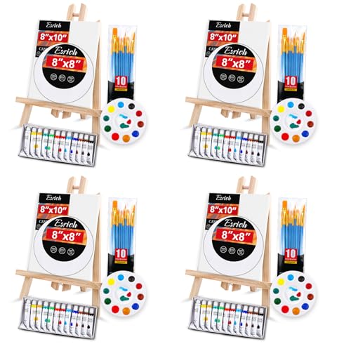 ESRICH 4 Set Acrylic Painting Kits for Adults Couples Date Night