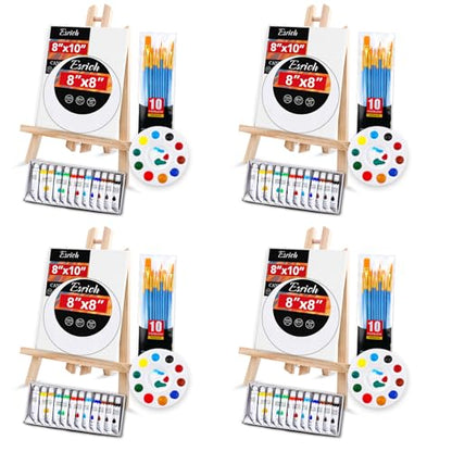 ESRICH 4 Set Acrylic Painting Kits for Adults Couples Date Night