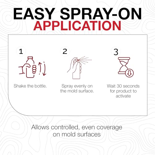 SpliSeal Mold Release Spray for Clean Mold Surface Non-Stick Separation - size: Pack of 1