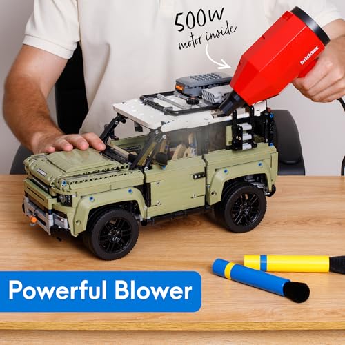 Bricktec Model Duster – Electric Air Duster & Vacuum 2-in-1 | Corded Cleaning Tool for Building Bricks, Models, Miniatures & Hobby Sets