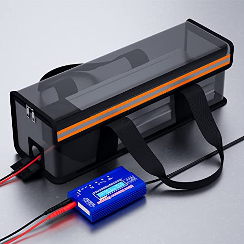 Zeee Lipo Safe Bag Ebike Battery Fireproof Charging Bag (19.3*5.9*5.9in)