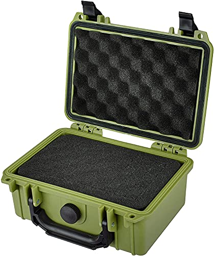 Eylar Protective Gear and Camera Hard Case TSA Approved 8.12 inch 6.56 inch 3.56 inch, Customizable Pluck Foam, Lockable for Cameras, Lenses, Drones, Gear (Custom Logo) - color: Custom Logo
