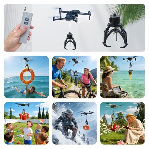 Drone Airdrop Mechanical Claw for DJI Mini Air Mavic Drones - color: airdrop claw