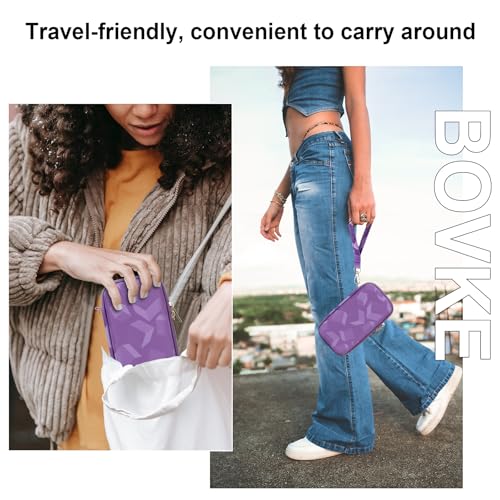 BOVKE Case for Roku Voice Remote/Roku Voice Remote Pro 2nd Ed, Purple Cube - color: Purple Cube