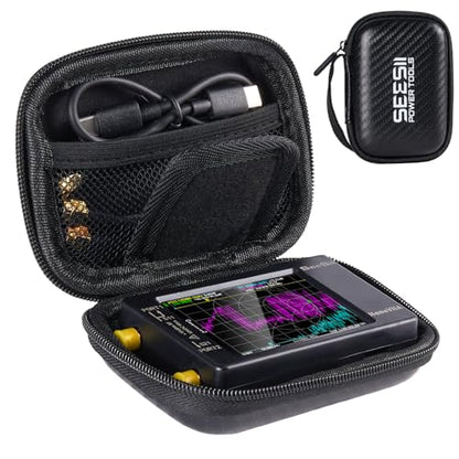 Seesii 2.8" NanoVNA-H Protective Case, EVA Hard Shell Storage Pouch - size: 2.8 inches