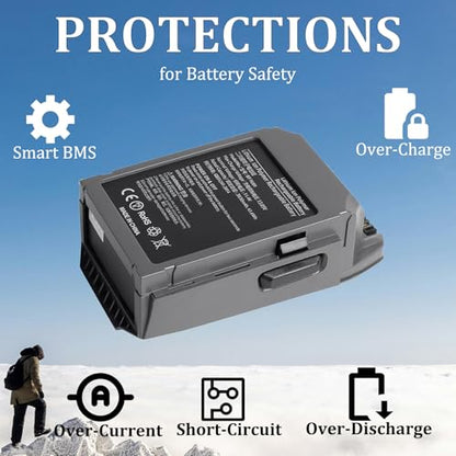 Mavic Pro Battery, 2 Pack 3830mAh-11.4V Intelligent Flight Drone Battery Replacement for DJI Mavic Pro/Platinum/Alpine White - style: 2 pack