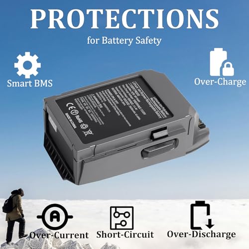 Mavic Pro Battery, 2 Pack 3830mAh-11.4V Intelligent Flight Drone Battery Replacement for DJI Mavic Pro/Platinum/Alpine White - style: 2 pack