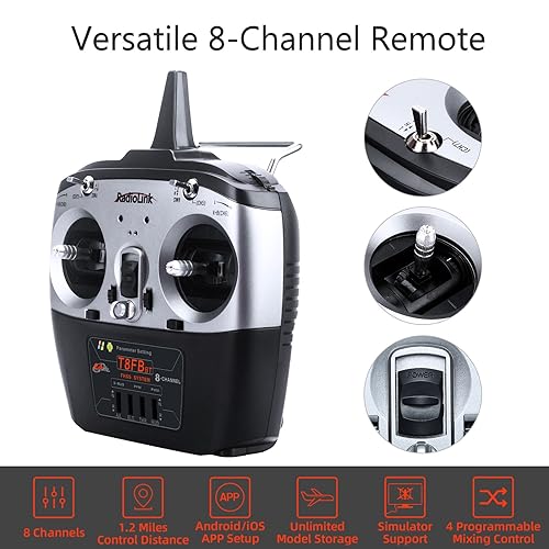 Radiolink T8FB 8 Channels 2.4GHz RC Remote Transmitter and R8EF Receiver