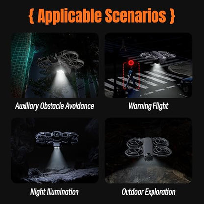 BTG Landing Gear with LED Lights for DJI NEO 2 Accesories Night Flight Light