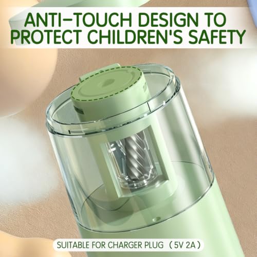 Deli Electric Pencil Sharpener, Automatic Pencil Sharpeners, Green - color: Green