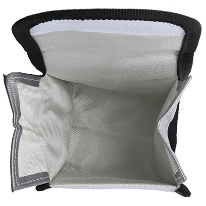 Fireproof Document Bag, Storage Bag with High Temperature Material for Important Certificates, Passports, Cash, Jewelry, Batteries