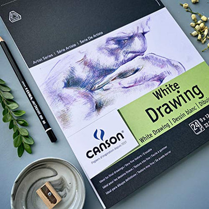 Canson Drawing Paper Pad, Bright White, 11x14 in - size: 11x14, style: White Drawing