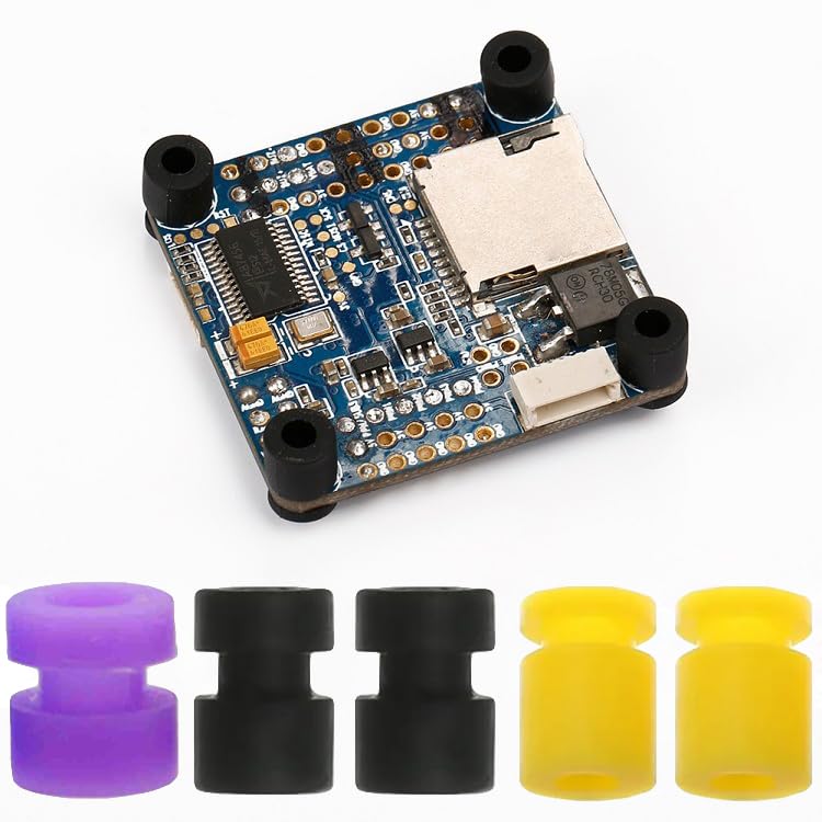 30 Pack Drone Flight Controller Shock Absorption Ball Replacement Anti Vibration Rubber Mounting Pads Damper Stabilizer Noise Reduction Damping Balls for Racing Drones FPV Camera Gimbal F4 F7