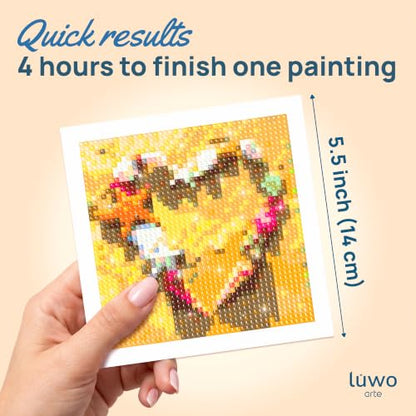 LuwoArte 9 Pack Summer Beach Diamond Art Kits for Adults Beginners - color: Summer Beach