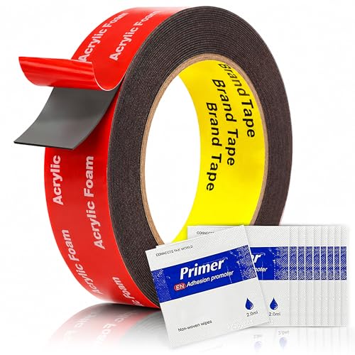 Tapsi Heat Resistant Double Sided Tape Heavy Duty, 0.98" x 18FT