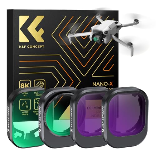 K&F CONCEPT 4 Pack ND UV CPL Filters Kit Compatible with DJI Mini 4 Pro