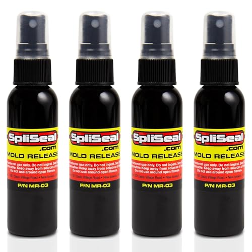 SpliSeal Mold Release Spray, Non-Stick, Clean Mold Surface, 4 Pack - size: Pack of 4