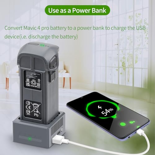 100W USB Battery Charger with Storage Charge for DJI Mavic 4 Pro