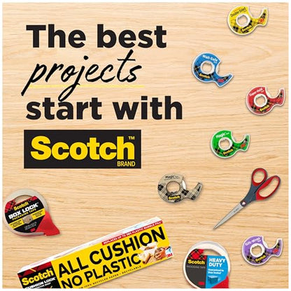 Scotch Double Sided Tape, 0.50 in. x 1296 in., 2 Tape Refill Rolls