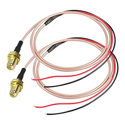 XMSJSIY SMA Female Pigtail Bare Wire Open End Solder Coaxial Coax Cable - style: SMA Female